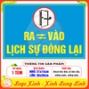 Tem Decal Dán Nhắc Nhở Ra Vào Lịch Sự Đóng Cửa Lại, Decan Ra Vào Đóng Cửa, Chất Liệu Chống Nước Chống Phai Màu