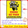 LOGO TEM STICKER BIẾN PHÒNG KẾ TOÁN, ACCOUNTING ROOM DÙNG CHO VĂN PHÒNG CÔNG TY, CƠ QUAN, NHÀ XƯỞNG...