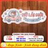 Tem Decal Dán Ngang Ô TÔ - NỮ LÁI MỚI _ XIN THÔNG CẢM - Decal cute - Decal bóc dán, có keo sẵn, chống nước, chống phai