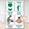 Decal Hướng Dẫn Vị Trí Bồn, Vòi Rửa Mắt Khẩn Cấp, Cách Rửa Mắt Trong Trường Hợp Gấp, Khẩn Cấp, Decal Dán Chống Nước