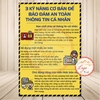 Tem Decal 3 Kỹ Năng Cơ Bản Để Đảm Bảo An Toàn Thông Tin Cá Nhân, Tránh Bị Lừa Đảo Qua Không Gian Mạng, Decal Dán