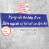 LOGO TEM STICKER TRANG TRÍ NHÀ VỆ SINH, LƯU Ý SỬ DỤNG NHANH NHÀ VỆ SINH TRÁNH ÙN TẮC QUÁ TẢI, TOILET CAUTION WARNING