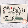 Tranh Decal Dán Mã Đáo Thành Công Chế Vui Nhộn- Tranh Vô Tri Mãi Del Thành Công, Tranh Funny Trang Trí Nhà Cửa Văn Phòng