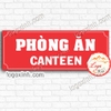 LOGO TEM STICKER BIẾN PHÒNG ĂN, CANTEEN, NHÀ BẾP DÙNG CHO VĂN PHÒNG CÔNG TY, CƠ QUAN, NHÀ XƯỞNG...