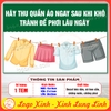Tem Decal Dán Nhắc Nhở Hãy Thu Quần Áo Ngay Sau Khi Khô Tránh Để Phơi Đồ Qua Đêm,  Decal Chống Nước Có Keo Sẵn