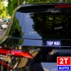 Sticker Decal Chữ TẬP NÁI Vui Nhộn, Tấm Dán Chữ TẬP NÁI, Chất Liệu Decal Bóc Dán Tiện Lợi Chống Nước Trang Trí Xe