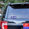 Sticker Decal Chữ TẬP LÁO Ngộ Nghĩnh, Miếng Dán Decal TẬP LÁO,  Tem Decal Chống Nước Độ Bền Cao Siêu Chất