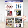 Tem Decal Hướng Dẫn Các Bước Xử Lý Tràn Đổ Hóa Chất, 7 Bước Khắc Phục Dò Rỉ Tràn Đổ Hóa Chất, Tem Cảnh Báo Cho Công Ty