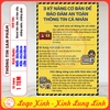 Tem Decal 3 Kỹ Năng Cơ Bản Để Đảm Bảo An Toàn Thông Tin Cá Nhân, Tránh Bị Lừa Đảo Qua Không Gian Mạng, Decal Dán