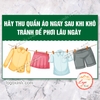 Tem Decal Dán Nhắc Nhở Hãy Thu Quần Áo Ngay Sau Khi Khô Tránh Để Phơi Đồ Qua Đêm,  Decal Chống Nước Có Keo Sẵn