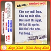 M1-Tem Decal Vui Lòng Không Nợ,Bài Ca Không Nợ,Hàng Mua Miễn Chịu Nợ,Decal Trang Trí Vui Nhộn Dán Kính, Tường,Chống Nước