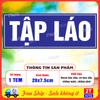 Sticker Decal Chữ TẬP LÁO Ngộ Nghĩnh, Miếng Dán Decal TẬP LÁO,  Tem Decal Chống Nước Độ Bền Cao Siêu Chất
