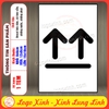 Tem Decal Hai Mũi Tên Chỉ Hướng Lên Trên Dán Thùng Hàng Hóa, Dùng Cho Hàng Hóa Đặc Biệt,Decan Có Keo Sẵn, Chống Nước