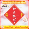 Bộ 10 Sticker Tem Tết,Decal Dán chữ Tết,Decal Trang Trí Tết Hình Thoi Vuông Tròn Chúc Mừng Năm Mới-Cắt Sẵn,Chống Nước