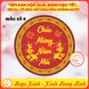 Bộ 10 Sticker Tem Tết,Decal Dán chữ Tết,Decal Trang Trí Tết Hình Thoi Vuông Tròn Chúc Mừng Năm Mới-Cắt Sẵn,Chống Nước