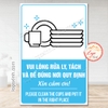 Tem Decal Nội Quy WC, Quy ĐỊnh Sử Dụng WC, Nhà Vệ Sinh, Quy Tắc Sử Dụng Toilet, Đề Can Trang Trí Nhà Vệ Sinh, Toilet