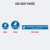 Sticker Trẻ Em Dưới 10 Tuổi Ngồi Ghế Sau - Tem Dán Ô Tô, Xe Khách, Taxi