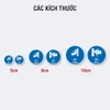 Bộ 2 Sticker Tròn Đẩy Kéo Push Pull Có Icon Bàn Tay - Tem Dán Cửa Kính, Cửa Ra Vào Cửa Hàng