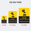 Sticker Cảnh Báo Vật Rơi Từ Trên Cao - Tem An Toàn Lao Động Dán Công Trường, Kho Kệ, Nhà Xưởng