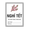 Tem Decal Thông Báo Nghỉ Tết Tối Giản Trắng Đen Có Ô Ghi Ngày Nghỉ, Mở Cửa Lại - Biển Dán Cửa Kính Shop, Công Ty
