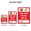 Tem Decal Khai Xuân Mở Cửa Trở Lại Có Ô Ghi Ngày - Biển Thông Báo Sau Tết Dán Cửa Hàng, Quán Ăn, Văn Phòng