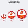 Sticker Tròn Vạn Sự Như Ý Hình Bao Lì Xì - Tem Tết Dán Giỏ Quà, Hộp Quà Biếu, Túi Quà, Hũ Mứt