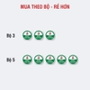 Sticker Tròn Merry Christmas Ông Già Noel - Tem Giáng Sinh Dán Hộp Quà, Túi Quà, Hộp Bánh, Cửa Kính
