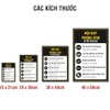 Tem Decal Nội Quy Phòng Gym Song Ngữ Gym Rules Có Hình - Biển Dán Phòng Tập Gym, Fitness, CLB Thể Hình