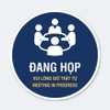 Sticker Tròn Đang Họp Vui Lòng Giữ Trật Tự Meeting In Progress - Tem Dán Cửa Phòng Họp Văn Phòng, Công Ty