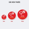 Sticker Tròn Vui Lòng Quay Video Khi Mở Hàng Để Được Hỗ Trợ Đổi Trả - Tem Dán Gói Hàng Shop Online