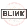 01 Sticker Decal Logo Nhóm Blackpink, Phụ Kiện Concert Blackpink tại Hà Nội, Tem Dán Nhóm Blackpink Black Pink Siêu Độc