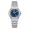 Đồng Hồ Nữ Carnival 8160L2-VT-X Dây Thép Silver Mặt Xanh Dương Viền Đá Size 34mm Sapphire