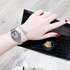 Đồng Hồ Nữ Đính Đá Chính Hãng Franklin FL6144 Silver Size 30mm Quartz Tặng Kèm Vòng Tay