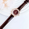 Đồng hồ nữ chính hãng Roberto Era RE0849 dây da nâu mặt đá chảy size 32mm vỏ rose gold