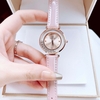 Set đồng hồ nữ chính hãng Roberto Era RE0843 dây da hồng vỏ rose size 32mm kèm bộ dây kim loại và phụ kiện