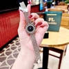 Đồng Hồ Nữ Franklin FL5488 Dây Thép Vàng Hồng Mặt Xà Cừ Đen Size 32mm Mặt Xoay 360 Độ