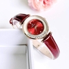 Đồng hồ nữ chính hãng Roberto Era RE8492 dây da đỏ mặt đá chảy size 32mm vỏ rose