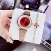 Set đồng hồ nữ chính hãng Roberto Era RE0848 dây da đỏ vỏ rose size 32mm kèm bộ dây kim loại và phụ kiện