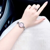 Đồng hồ nữ chính hãng Roberto Era RE2803 màu bạc mặt xà cừ hồng, size mặt 28mm nhỏ xinh