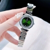 Set đồng hồ nữ chính hãng Roberto Era RE084 dây da xanh lá vỏ silver size 32mm, kèm bộ dây kim loại và phụ kiện
