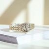 Đồng hồ nữ chính hãng Roberto Era RE0213 dây kim loại màu vàng gold, mặt đồng hồ oval size 36mm