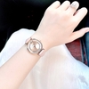 Đồng hồ nữ chính hãng Roberto Era RE0843 dây da hồng mặt đá chảy size 32mm vỏ vàng hồng
