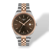 Đồng Hồ Nam Tissot Quartz Ballade T156.410.22.291.01 Size 40mm Demi Vàng Hồng Mặt Nâu Chải Tia