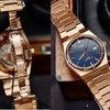 Đồng Hồ Nam Tissot Automatic PRX Powermatic 80 Size 40mm T137.407.33.041.00 (T1374073304100) Màu Vàng Hồng Mặt Xanh Navy