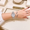 Đồng Hồ Nữ Roberto Era Dây Thép Silver Mặt Xà Cừ Trắng Viền Đá Size 28mm Roberto Era RE120
