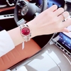 Set đồng hồ nữ Amica chính hãng màu demi vàng hồng mặt đỏ size 32mm - Đồng hồ Amica A059