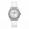 Đồng Hồ Nữ Carnival 8173L2 Dây Cao Su Trắng Đính Đá Silver Size 34mm Quartz Japan Carnival 8173L2-VT-DCS-T1