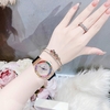 Đồng Hồ Nữ X-cer Dây Cao Su Đen Chính Hãng Vỏ Rose Đính Đá Màu Size 34mm B0639