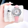 Set đồng hồ nữ chính hãng Roberto Era RE0841 dây da trắng vỏ silver size 32mm, kèm bộ dây da hồng và phụ kiện