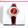 Đồng hồ nữ chính hãng Roberto Era RE8492 dây da đỏ mặt đá chảy size 32mm vỏ rose